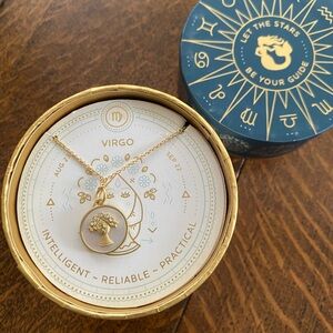 Gold Zodiac Tree Necklace